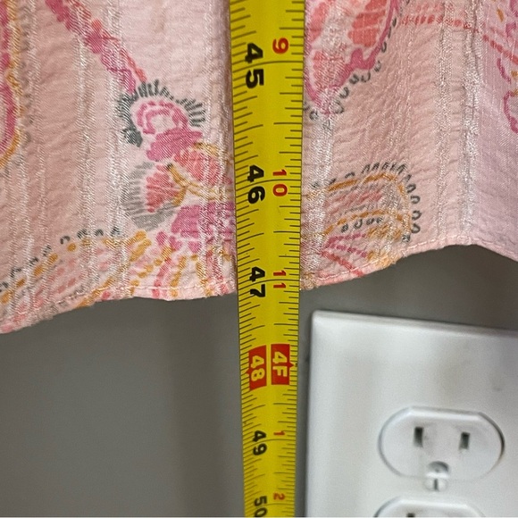 Tommy Hilfiger Womens Marlo Pink Paisley Calf Daytime Midi Dress NWT size 6 - Picture 5 of 11